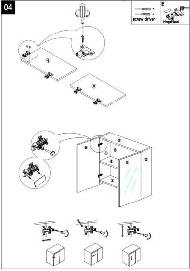 HARPER BeBa 25987 Mirrored Bathroom Cabinet - figure 4