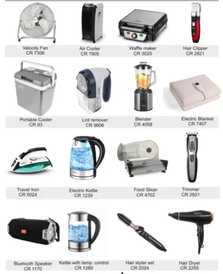 camry CR 3046 1600W Waffle Maker - fig 1