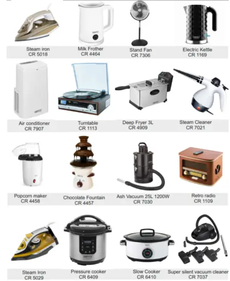 camry CR 3046 1600W Waffle Maker - fig 2