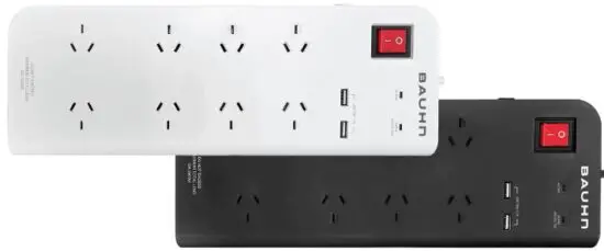 BAUHN ASPP8-0422-W 8-Way Surge Powerboard-prod