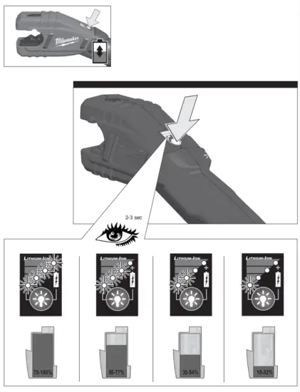 milwaukee C12 PC Cordless Pipe Cutter - Fig 4