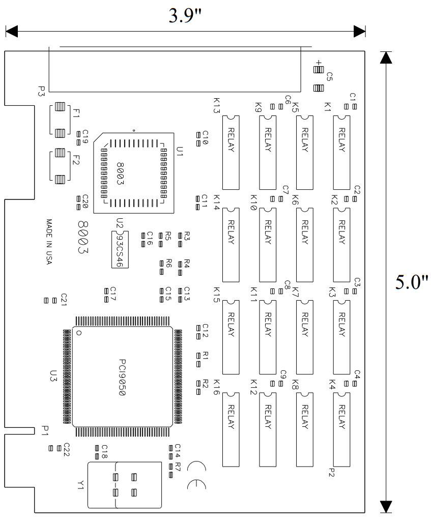 SEALEVEL 75837 1 REL 16 PCI Systems DIO 16 PCI Digital I O Card - Appendix C