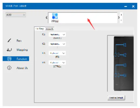 Application List display
