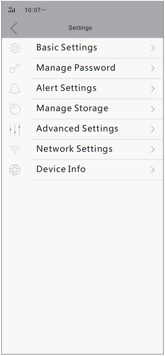 CRORZAR Indoor 360 WiFi Pan Tilt Smart Security Camera - Camera Settings