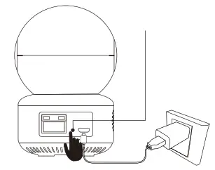 CRORZAR Indoor 360 WiFi Pan Tilt Smart Security Camera - Icon