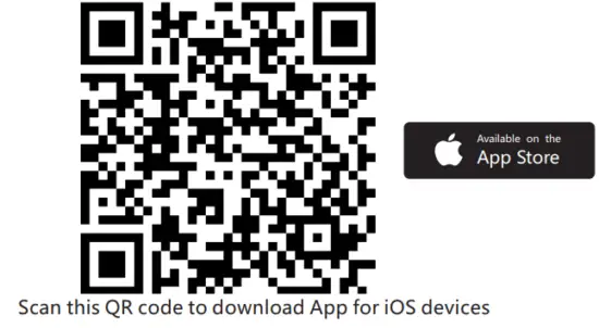 CRORZAR Indoor 360 WiFi Pan Tilt Smart Security Camera - Qr code