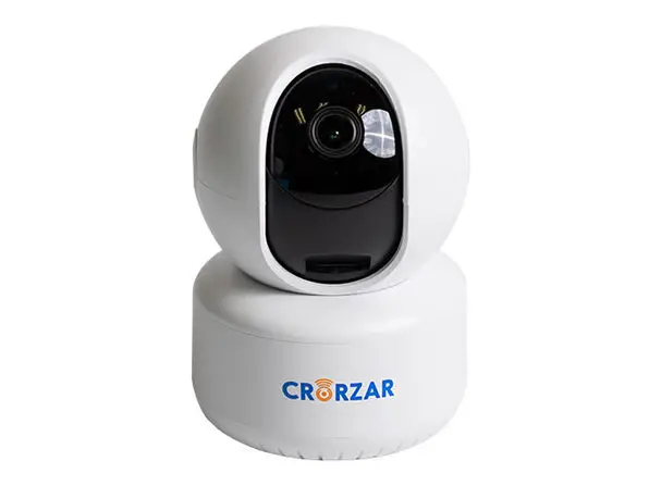 CRORZAR Indoor 360 WiFi Pan Tilt Smart Security Camera