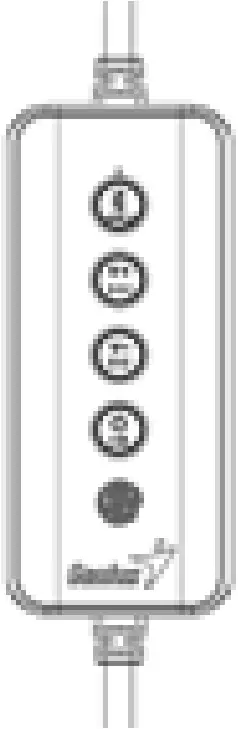 KYE SYSTEMS M200BT Multimedia Speaker System - Button Function