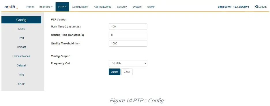 orolia 100 925 02 EdgeSync Network Timing Edge Device - SFP Info 2