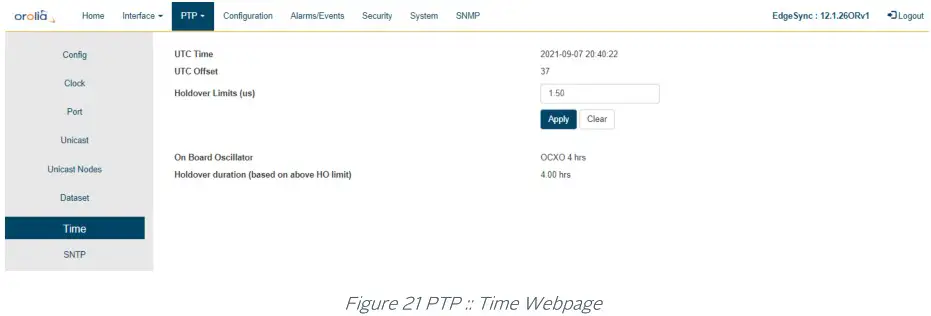 orolia 100 925 02 EdgeSync Network Timing Edge Device - Time