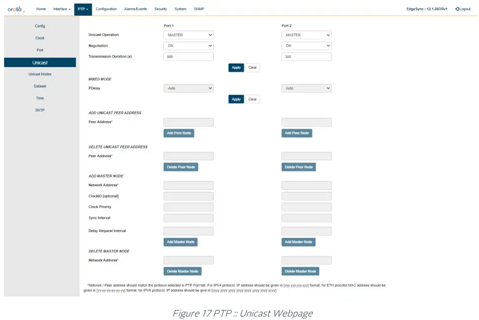 orolia 100 925 02 EdgeSync Network Timing Edge Device - Unicast