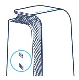 Blueair 7400 HealthProtect Smart Filter - sensor