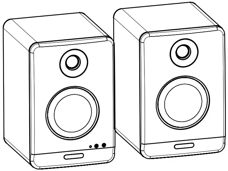 TONNER DYNA High Definition Active Studio Monitor--a