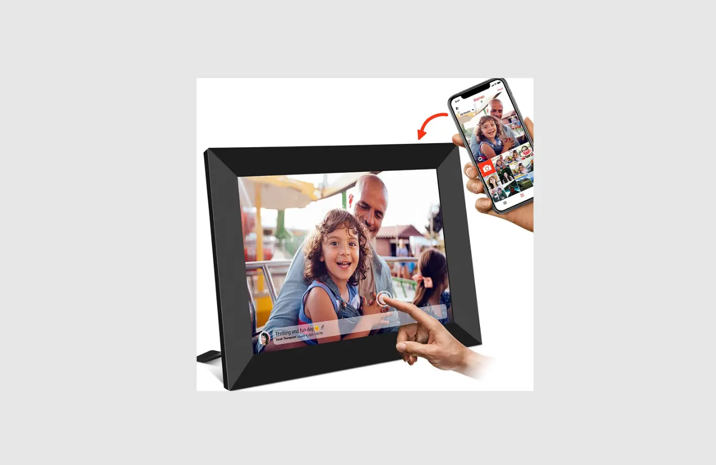 Frameo App Send Photo To Wifi Digital Photo Frames User Manual
