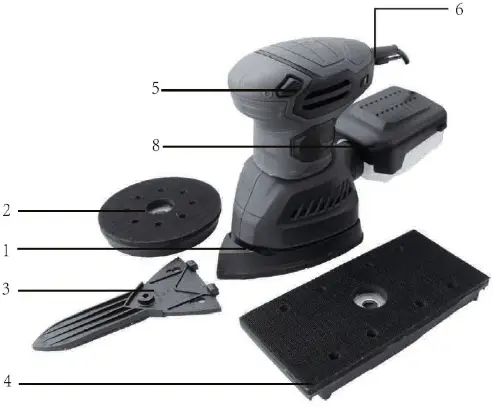 BORMANN BSS2300 Multi-mill 220W with Suction System - BORMANN BSS2300 Multi-mill 220W with Suction System