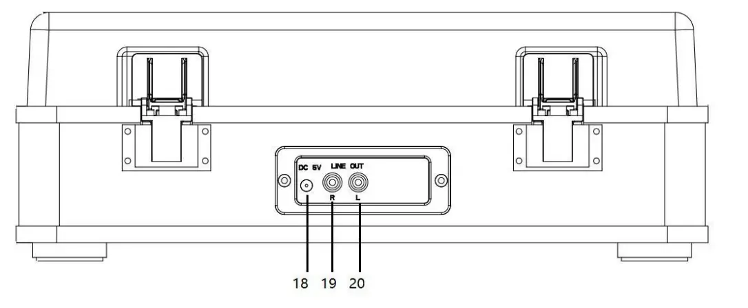 Shenzhen-Heshunyuan-Industrial-B-660-3-Speed-Bluetooth-Turntable--With-FM-Radio-5