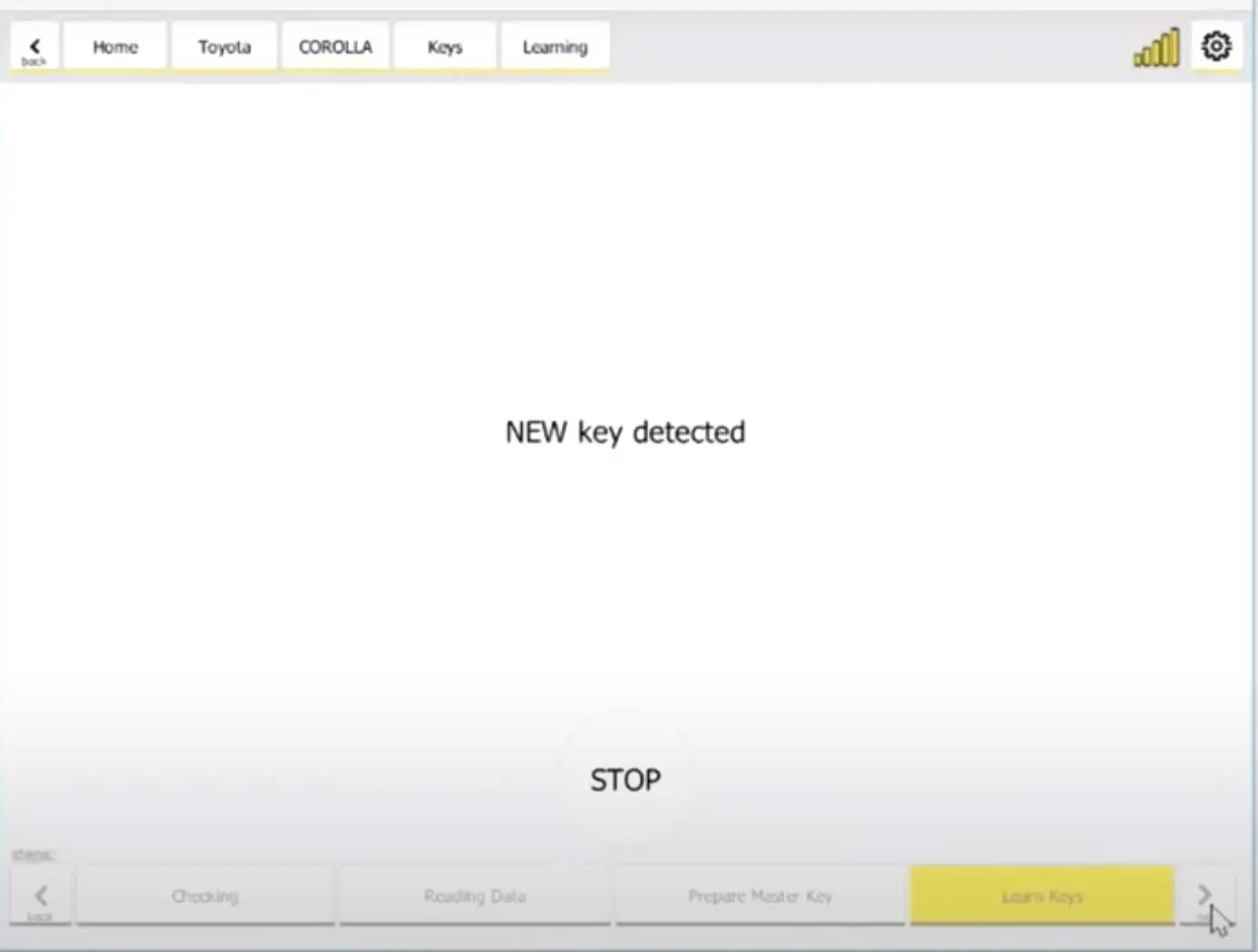 ABRITES AVDI Vehicle Diagnostic Interface - Special Function Key Learning 13