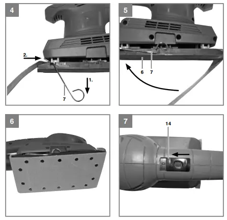 Einhell TH OS 1520 Orbital Sander - fig