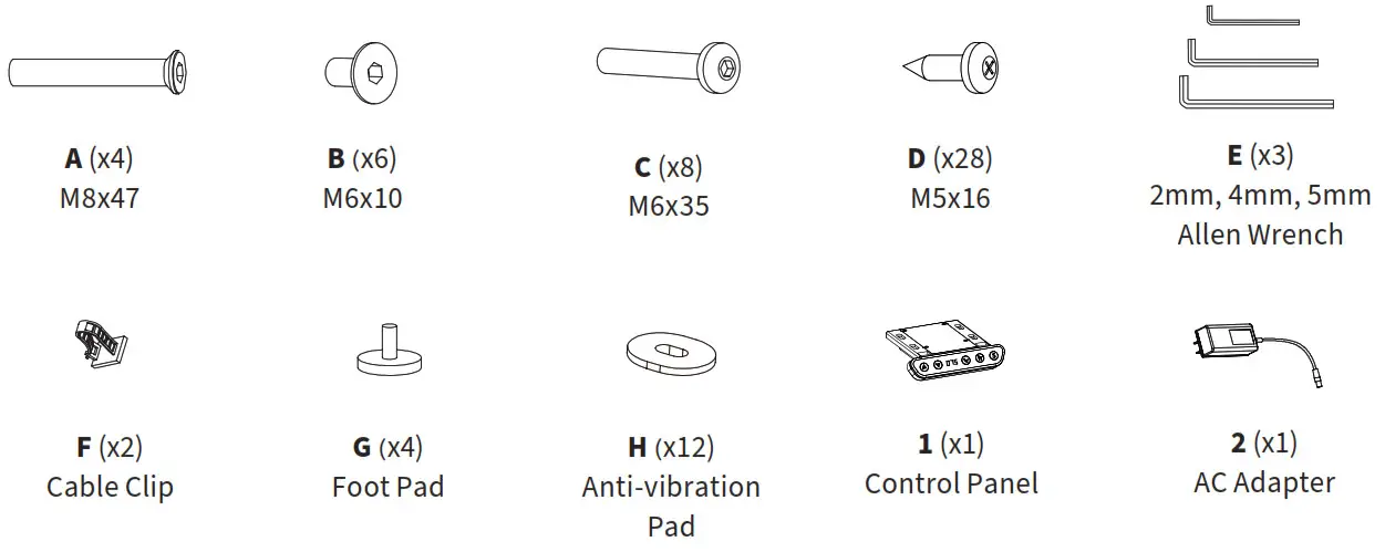 VIVO Light Wood - PACKAGE CONTENTS1