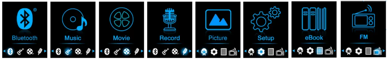 Lenco XEMIO 861 MP3 Player with 8GB Micro SD Card - fig2