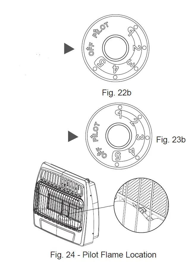 Comfort Glow KWD216 VENT-FREE INFRARED GAS WALL HEATER fig 16