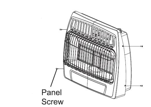 Comfort Glow KWD216 VENT-FREE INFRARED GAS WALL HEATER fig 21