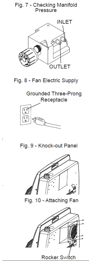 Comfort Glow KWD216 VENT-FREE INFRARED GAS WALL HEATER fig 5