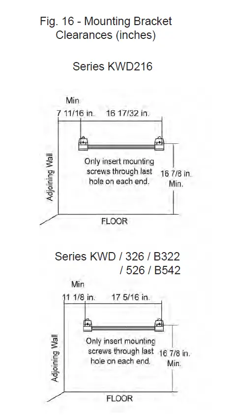 Comfort Glow KWD216 VENT-FREE INFRARED GAS WALL HEATER fig 9