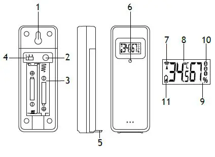 levenhuk-WA10-S-Discovery-Report-Sensor-for-Weather-Stations-fig-1