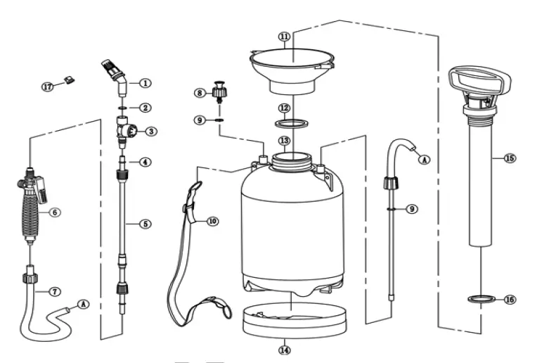 NAKAYAMA PRO NS5010 Pressure Sprayer fig9