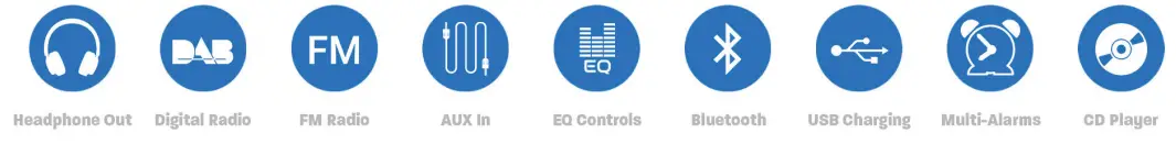 AZATOM Clockwood C100X FM Radio -