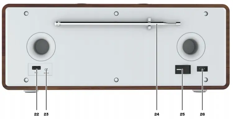 AZATOM Clockwood C100X FM Radio - diagram 3
