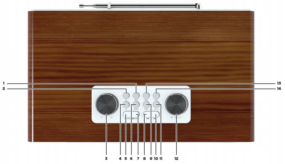 AZATOM Clockwood C100X FM Radio - diagram