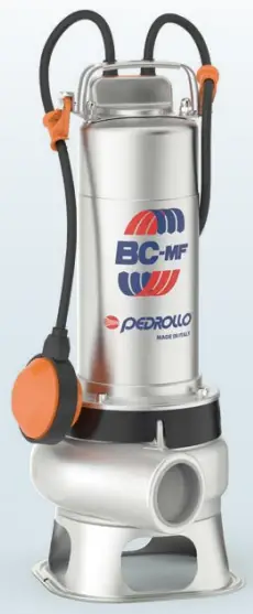 pedrollo BC-MF DOUBLE-CHANNEL Submersible Pumps