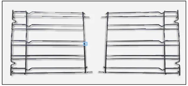 ROSIERES Ovens - Lateral wire grids
