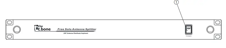 thomann free solo Active Antenna Splitter 4