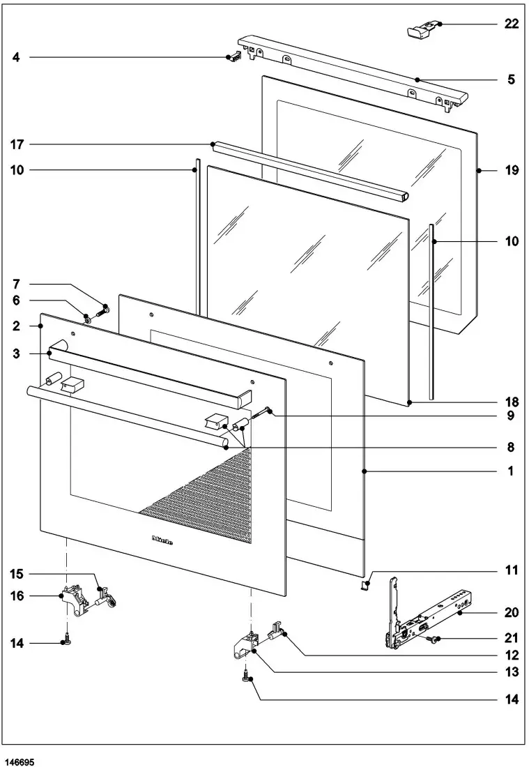 Miele H 5241 B Built in Microwave Oven - fig 2