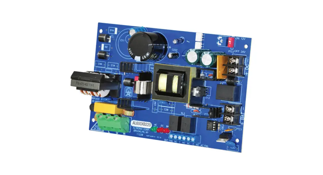 Altronix Al600xb220 Xbv Series Power Supply Charger Boards Installation Guide