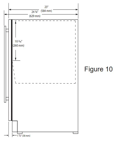 MARVEL MLNP115 IG01A 15 Inch Built In Panel Ready Nugget Ice Machine - Figure 10