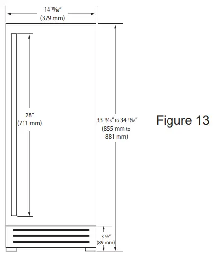MARVEL MLNP115 IG01A 15 Inch Built In Panel Ready Nugget Ice Machine - Figure 13
