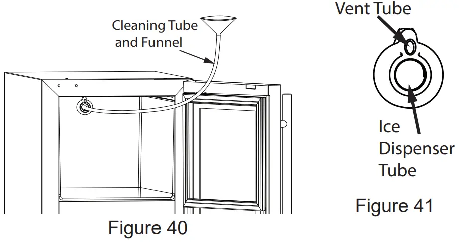 MARVEL MLNP115 IG01A 15 Inch Built In Panel Ready Nugget Ice Machine - ice dispenser