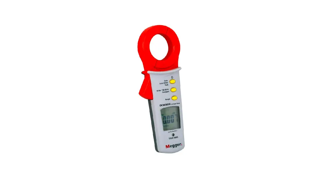 Megger Dcm305e Earth Leakage Clamp Meter User Guide