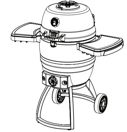 Broil King KEG Charcoal BBQ Grill User Guide - Main Product