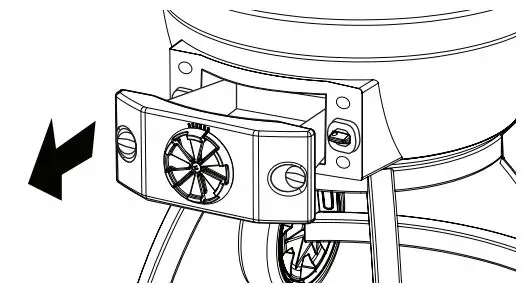 Broil King KEG Charcoal BBQ Grill User Guide - When the charcoal ashes do pile up, remove the charcoal ash catcher