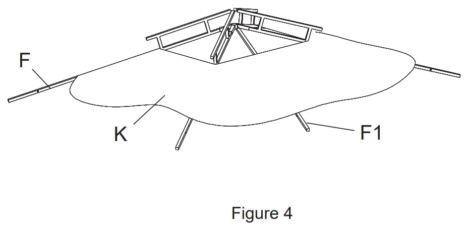 Alpulon ZMWV118 BBQ Grill Gazebo - canopy