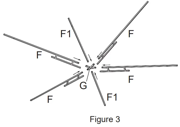 Alpulon ZMWV118 BBQ Grill Gazebo - tubes