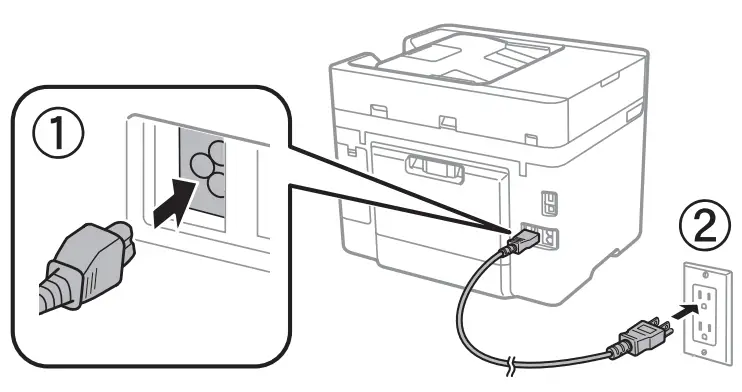 EPSON WF C4810 Series WorkForce Pro - electrical outlet