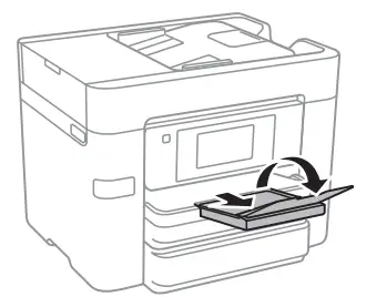 EPSON WF C4810 Series WorkForce Pro - output tray extension