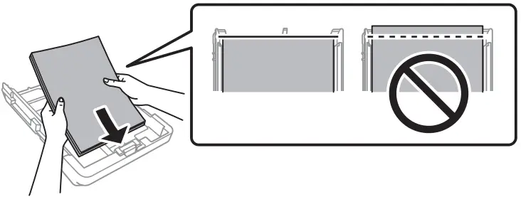 EPSON WF C4810 Series WorkForce Pro - printable side down