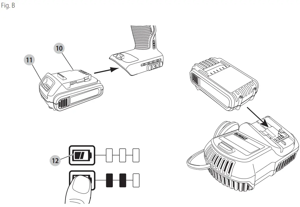 DEWALT DCD790 DCD795 XR Cordless Drills - Fig 2